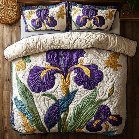 Purple Iris Charm CP0107013CL Duvet Cover Set