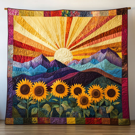 Radiant Mountain Bloom CW1308068CL Quilt