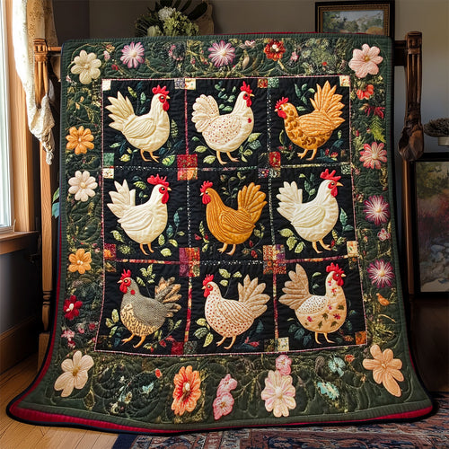 Rooster Melody YR0302032CL Quilt