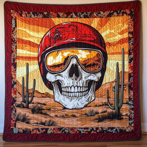 Rust Trail Skull WN0908063CL Quilt