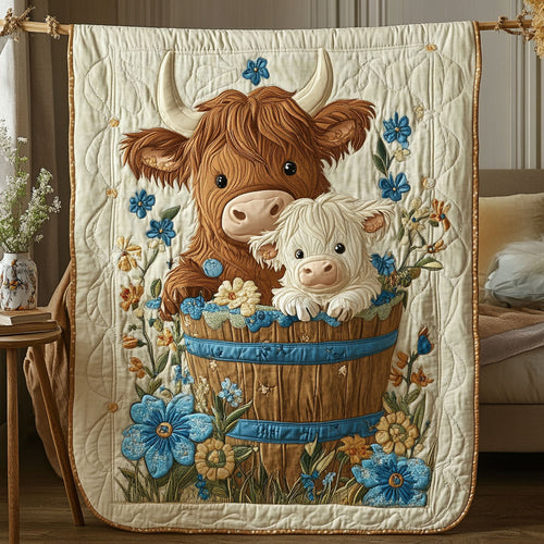 Rustic Cow Haven YR1002047CL Quilt