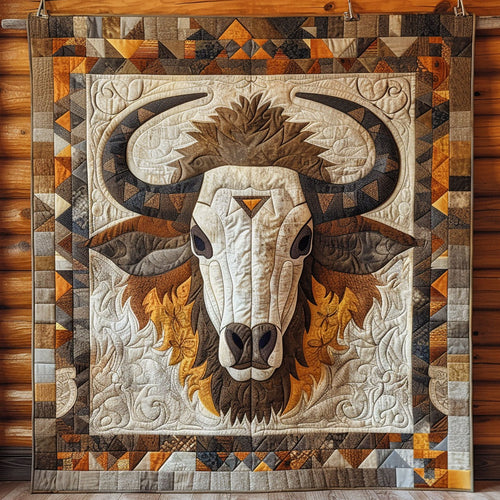 Sacred Prairie Skull CP2406018CL Quilt