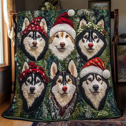 Santa's Furry Friends YR0302045CL Quilt