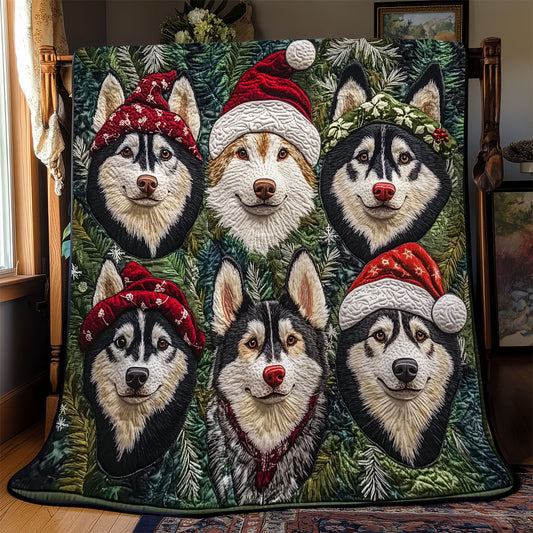 Santa's Furry Friends YR0302045CL Quilt