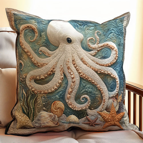 Sea Octopus WX2003071CL Quilt Pillow Case