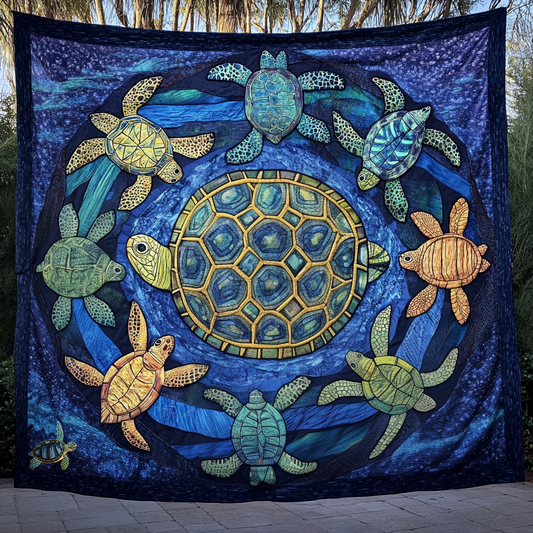 Sea Turtle WU1112001CL Quilt