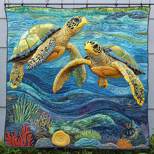 Sea Turtle WU1812008CL Quilt