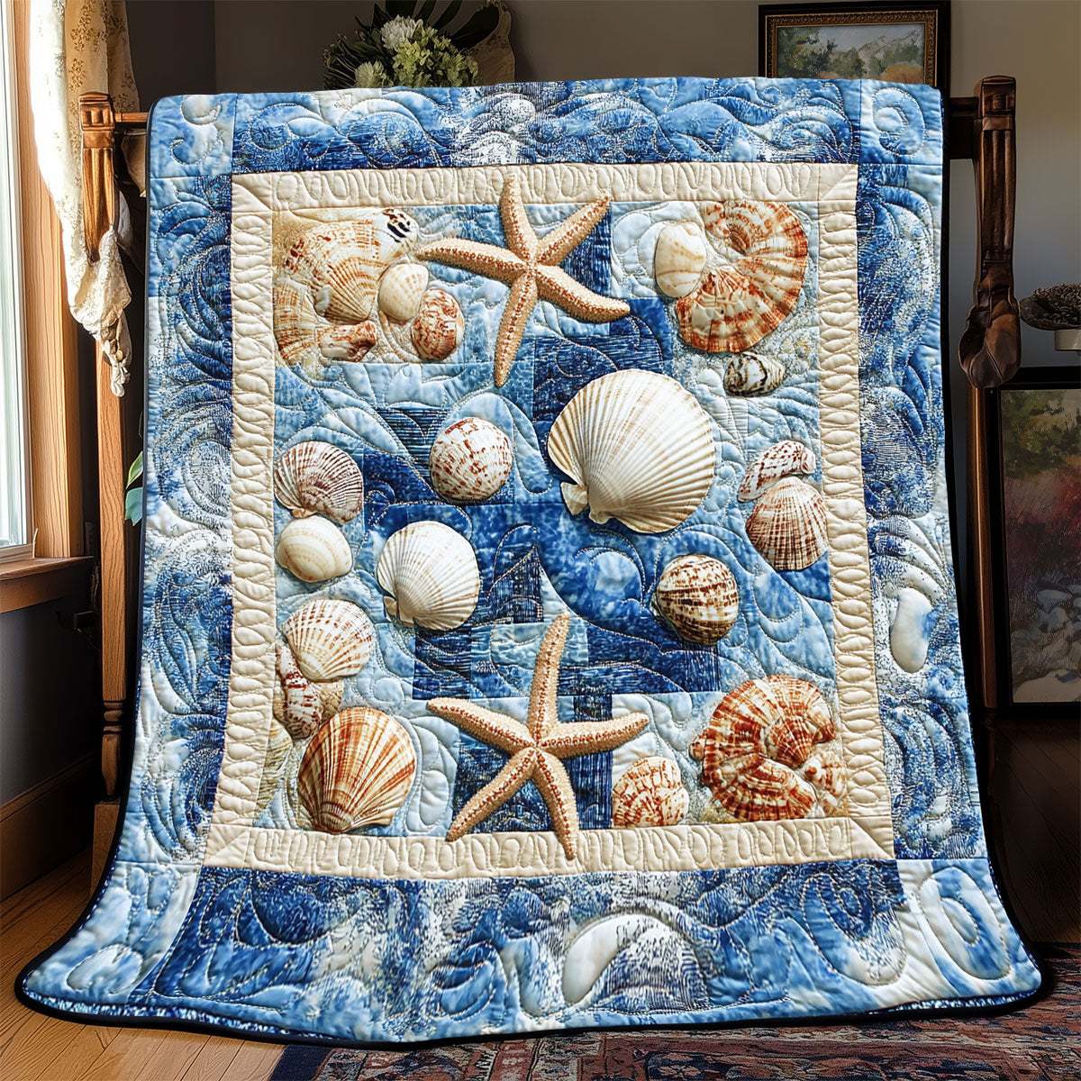 Seashell Starfish WX2003032CL Quilt