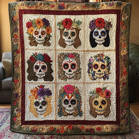Shadow Lace Skull Woman WN0908071CL Quilt