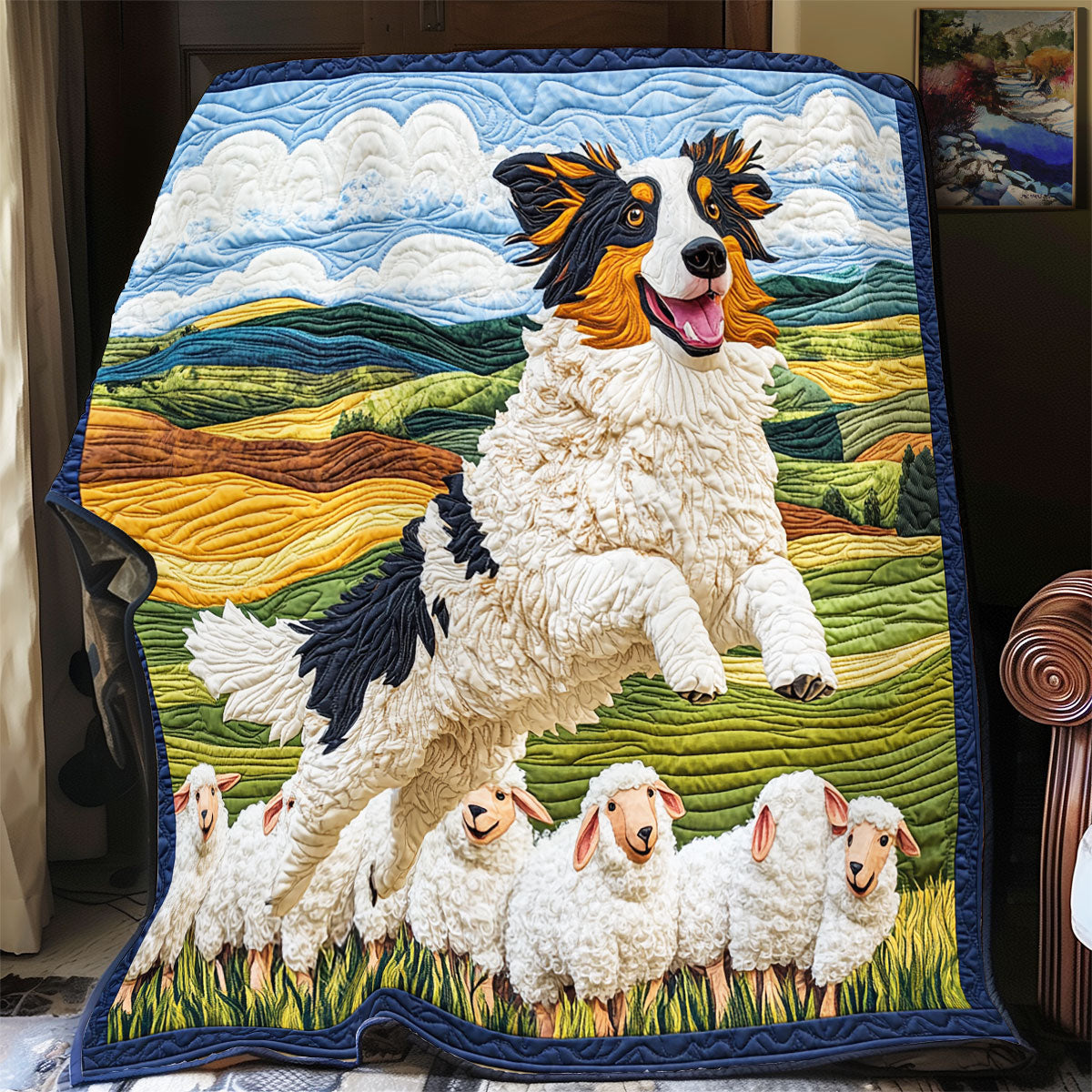 Sheepdog's Delight YR2801017CL Quilt