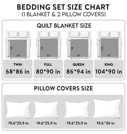 White Magnolia WJ0304031CL Quilted Bedding Set