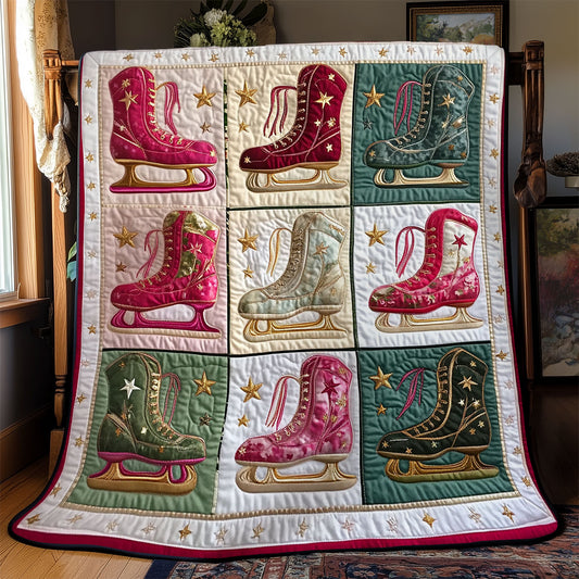 Skating Through the Seasons YR0502049CL Quilt