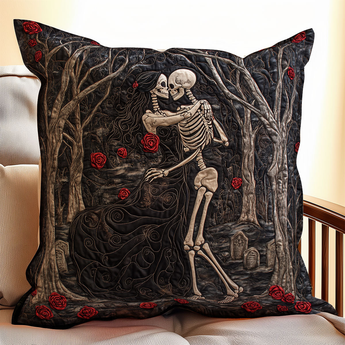 Skull Be Mine WU1002064CL Quilt Pillow Case