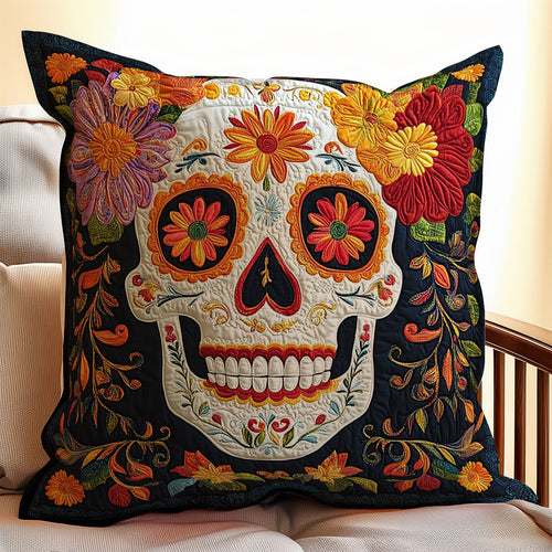 Skull Day Of The Dead WX1403070CL Quilt Pillow Case
