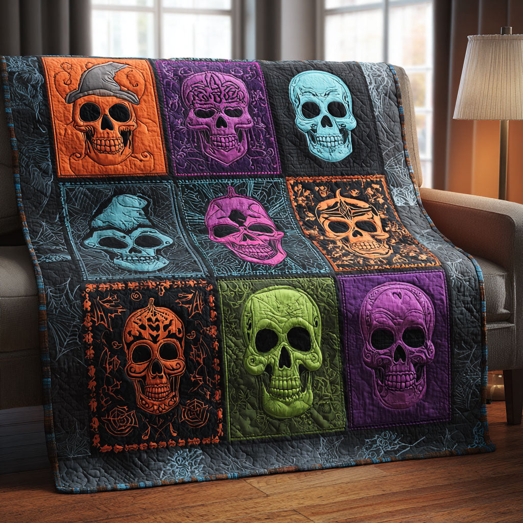 Skull Parade CW0508044CL Quilt