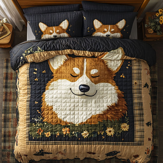 Sleeping Corgi CP0107038CL Duvet Cover Set