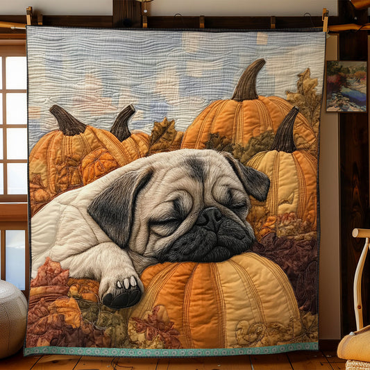 Sleeping Pug WX2203045CL Quilt