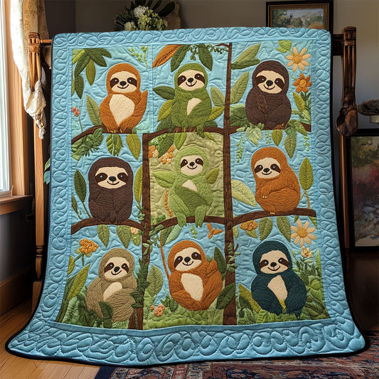 Sleepy Sloth Haven YR0602003CL Quilt
