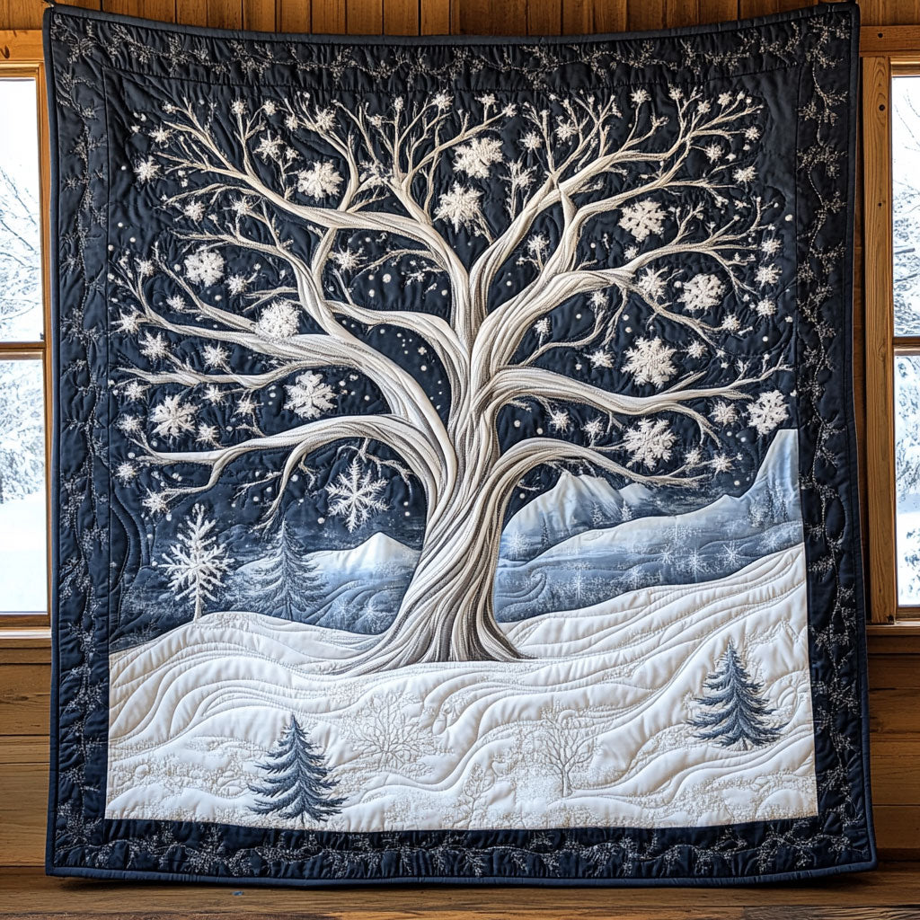 Snow Tree CP0708045CL Quilt