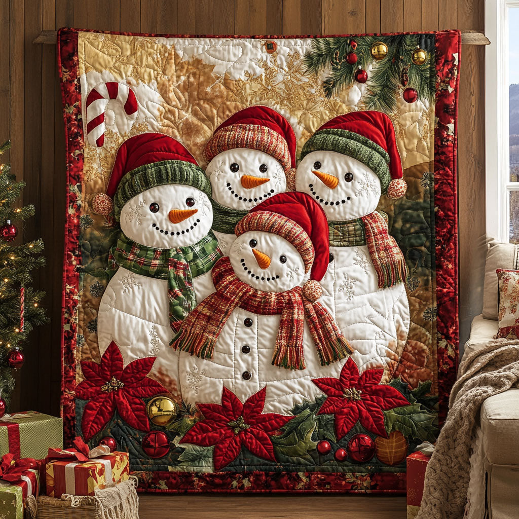 Snowman Spark WN0508059CL Quilt Blanket