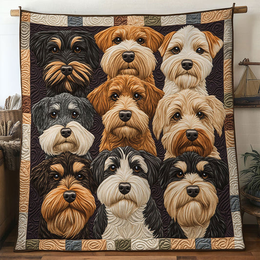 Snuggle Miniature Schnauzer WN1511080CL Quilt