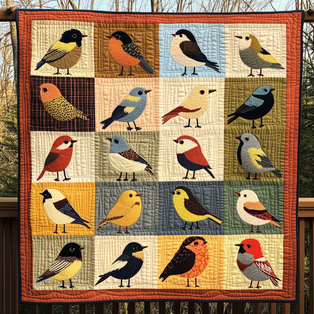 Songbird Squares YR0301031CL Quilt
