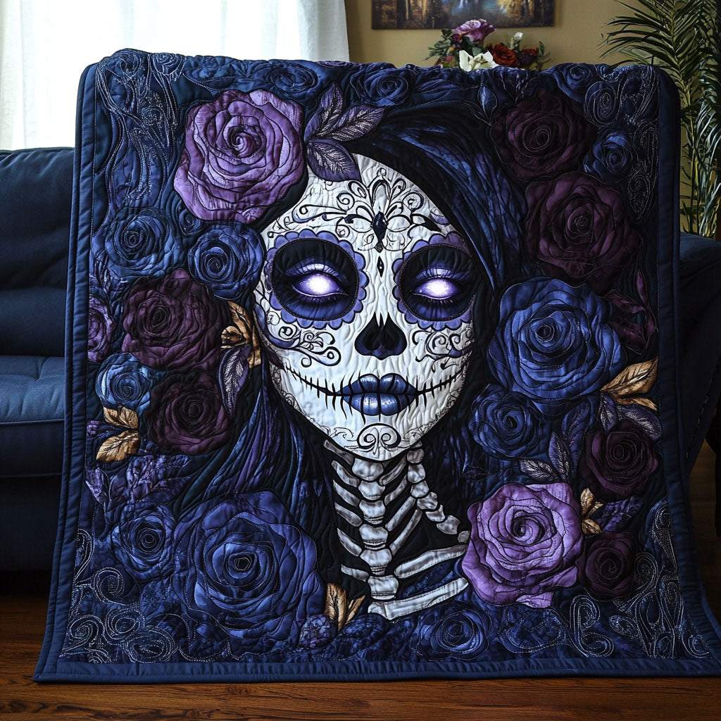 Spirit Bloom Skull Woman WN0908075CL Quilt