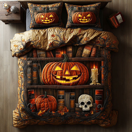 Spooky Bookshelf WY0708028CL Duvet Cover Set