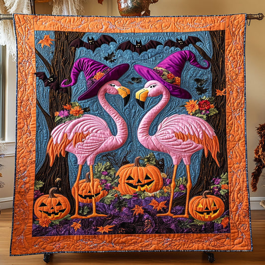 Spooky Flamingo WY0808039CL Quilt