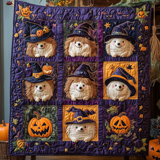 Spooky Hedgehog WY0808061CL Quilt