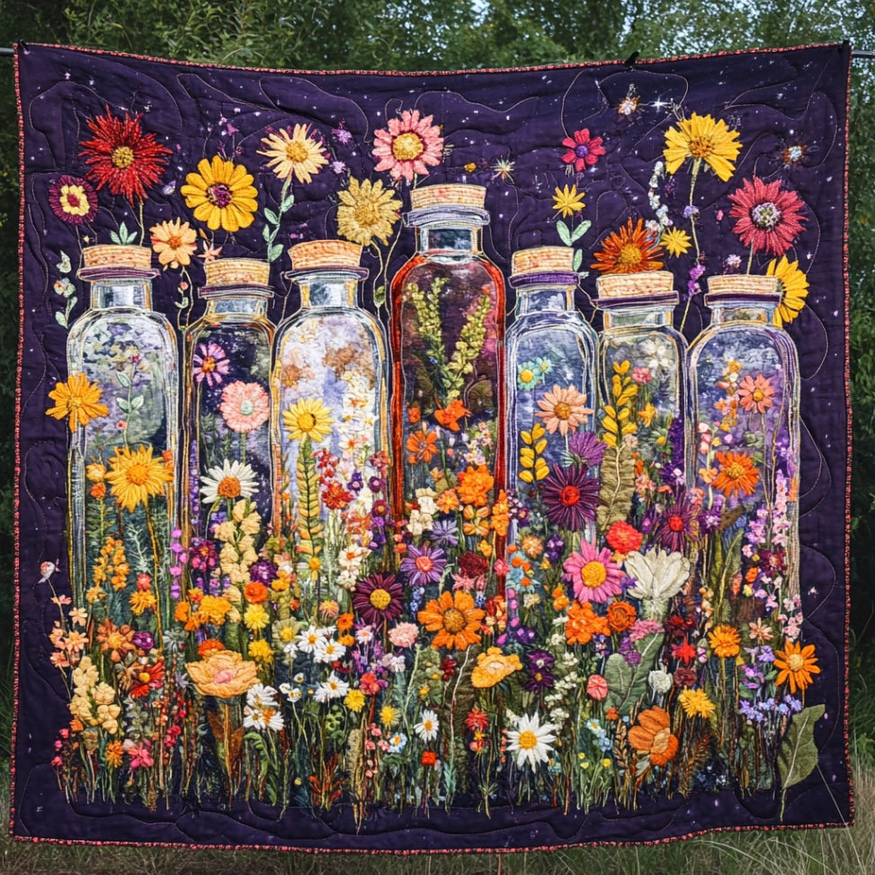 Spring In The Bottle WU2612109CL Quilt