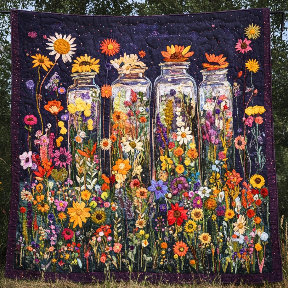 Spring In The Bottle WU2612134CL Quilt