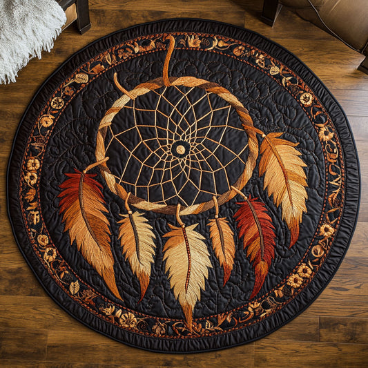 Stunning Dreamcatcher WX2403090CL Quilted Round Mat