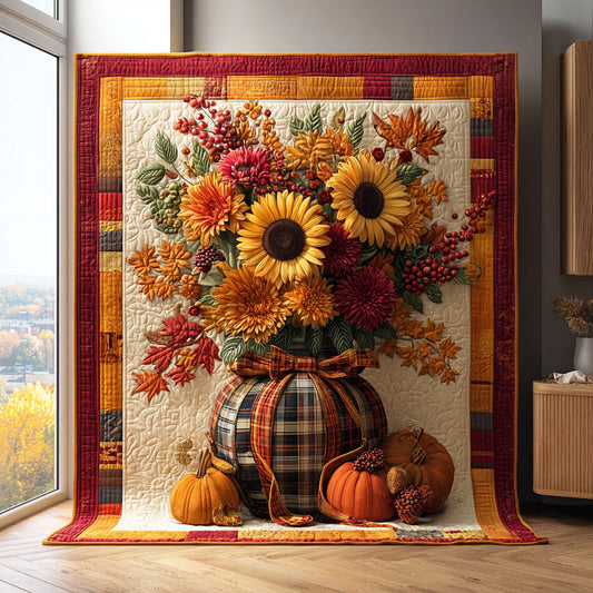 Sunflower Autumn Glory CW1308069CL Quilt