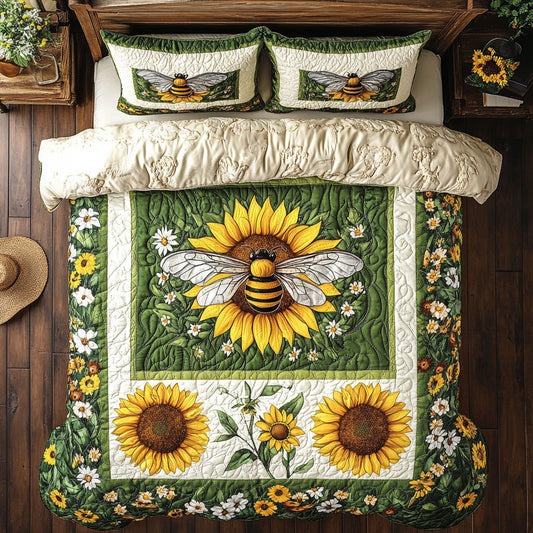 Sunflower Bumblebee WY0708004CL Duvet Cover Set
