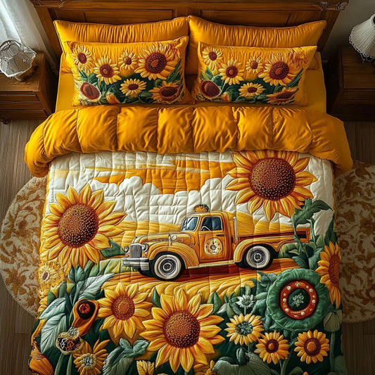 Sunflower Harvest WY0708012CL Duvet Cover Set