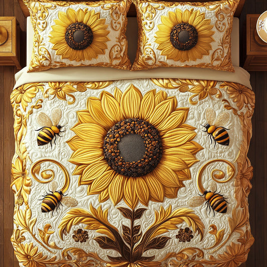 Sunflower Queen Bee WU2702046CL Duvet Cover Set