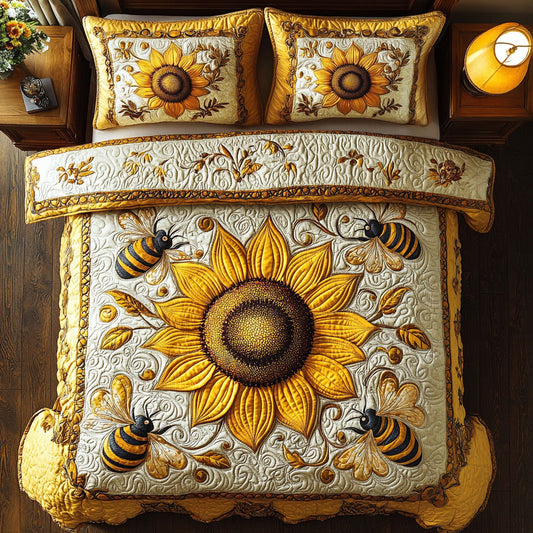 Sunflower Queen Bee WU2702048CL Duvet Cover Set