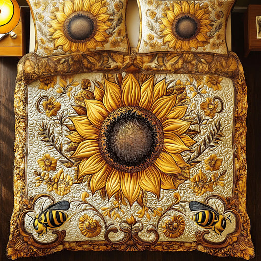 Sunflower Queen Bee WU2702051CL Duvet Cover Set