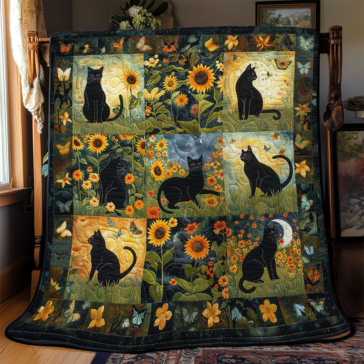 Sunflower Whiskers YR0402046CL Quilt