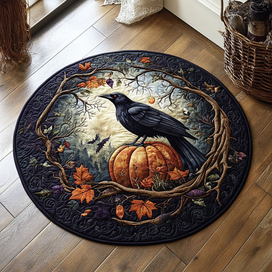 The Crow’s Vigil WJ0708122CL Quilted Round Mat