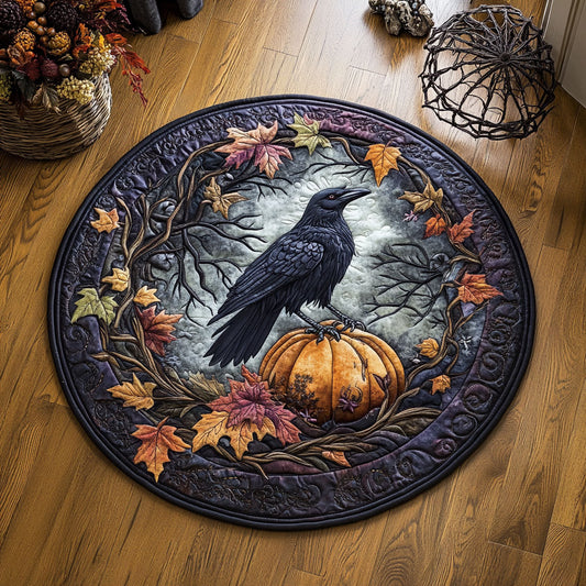 The Crow’s Vigil WJ0708123CL Quilted Round Mat