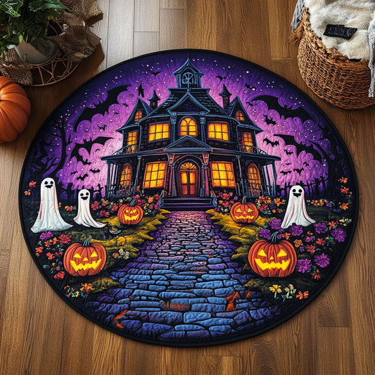 The Grinning Path WJ0708135CL Quilted Round Mat