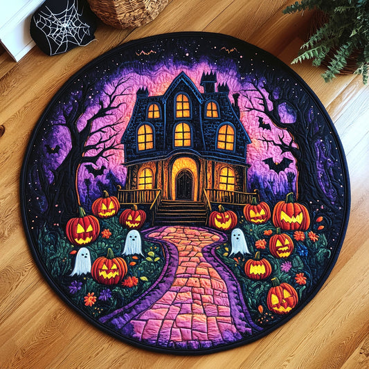 The Grinning Path WJ0708136CL Quilted Round Mat