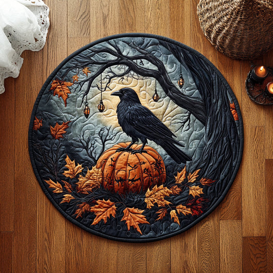 The Lantern Grove WJ0708124CL Quilted Round Mat
