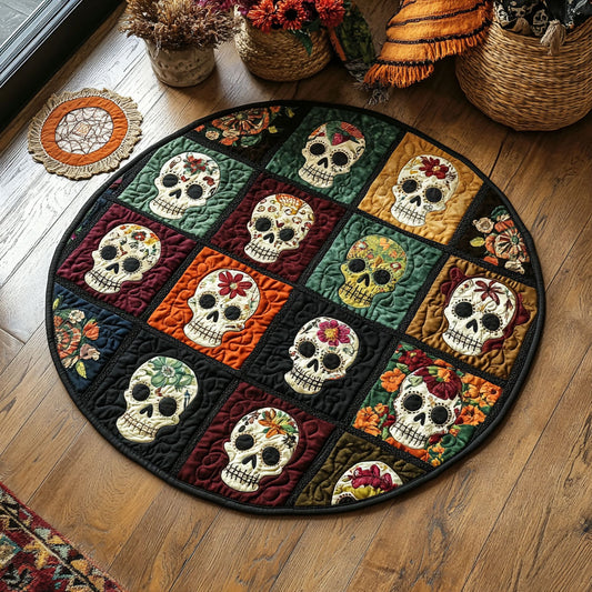 The Memory Mandala WJ0708147CL Quilted Round Mat