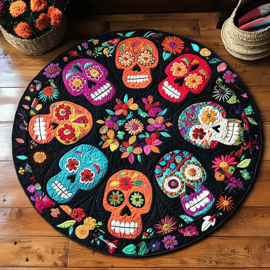 The Painted Afterlife WJ0708148CL Quilted Round Mat