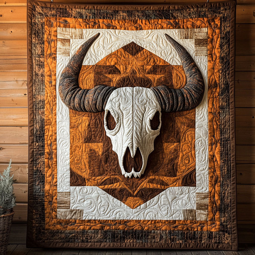 Tribal Guardian Horns CP2406016CL Quilt