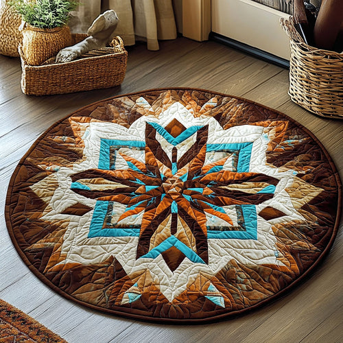 Tribal Mandala WU2003122CL Quilted Round Mat