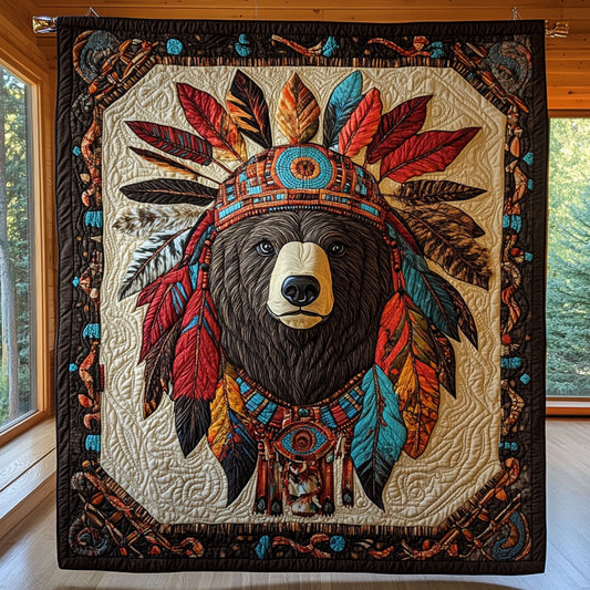 Tribal Spirit Bear CP0808097CL Quilt